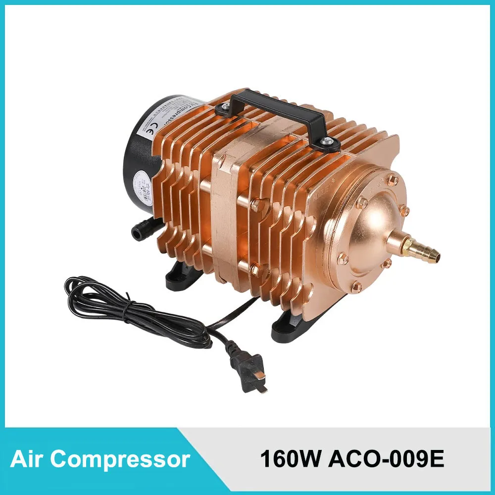 Pompa di aria magnetica elettrica del compressore d\'aria 160W per la tagliatrice dell\'incisione Laser di CO2 ACO-009E