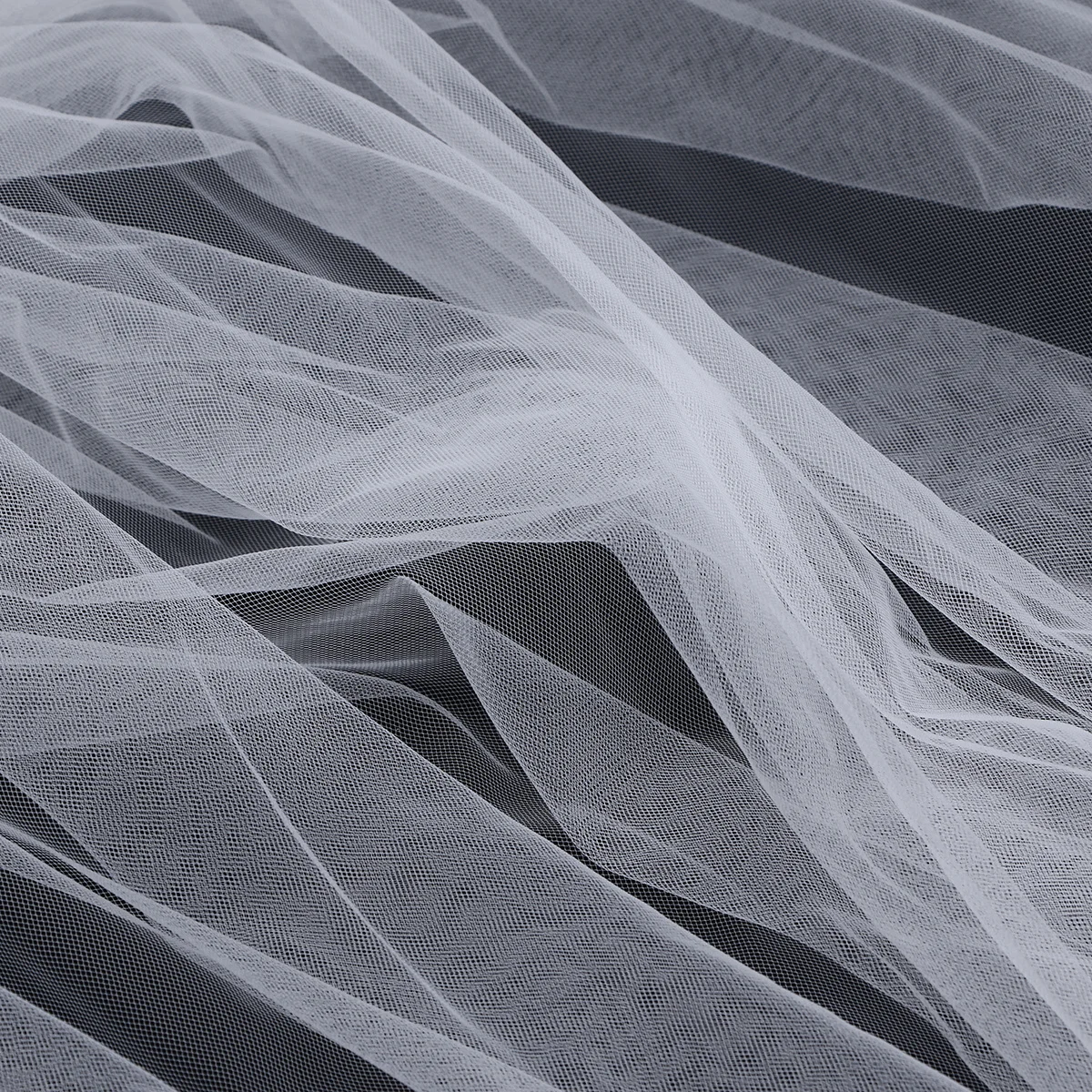 

Long Single Layer Floor Wedding Veil Bridal With Metal Comb Pure White 30Cm For Bride Wedding Accessories Bridal Veils