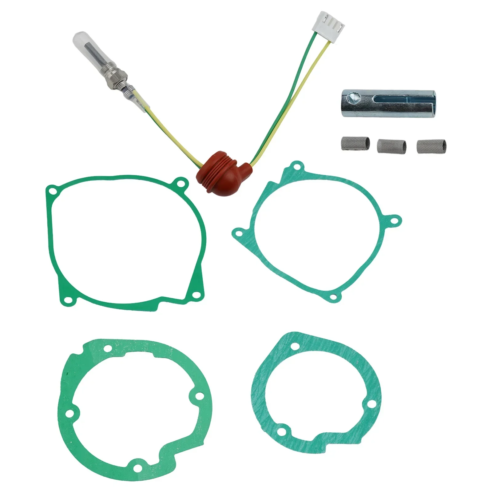 

9pcs Glow Repair Kit 2V 2KW 5KW 8KW Parking Diesel Heater Glow Ignition Air Heater Glow Repair Interior Parts