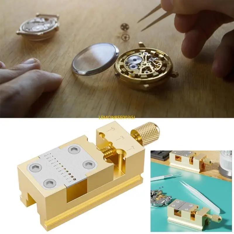 M4yc Precise Watch Benches Vicesスレッド調整防止アンチスリップコレット締めツール銅安定監視ヘッドホルダーウォッチメーカー