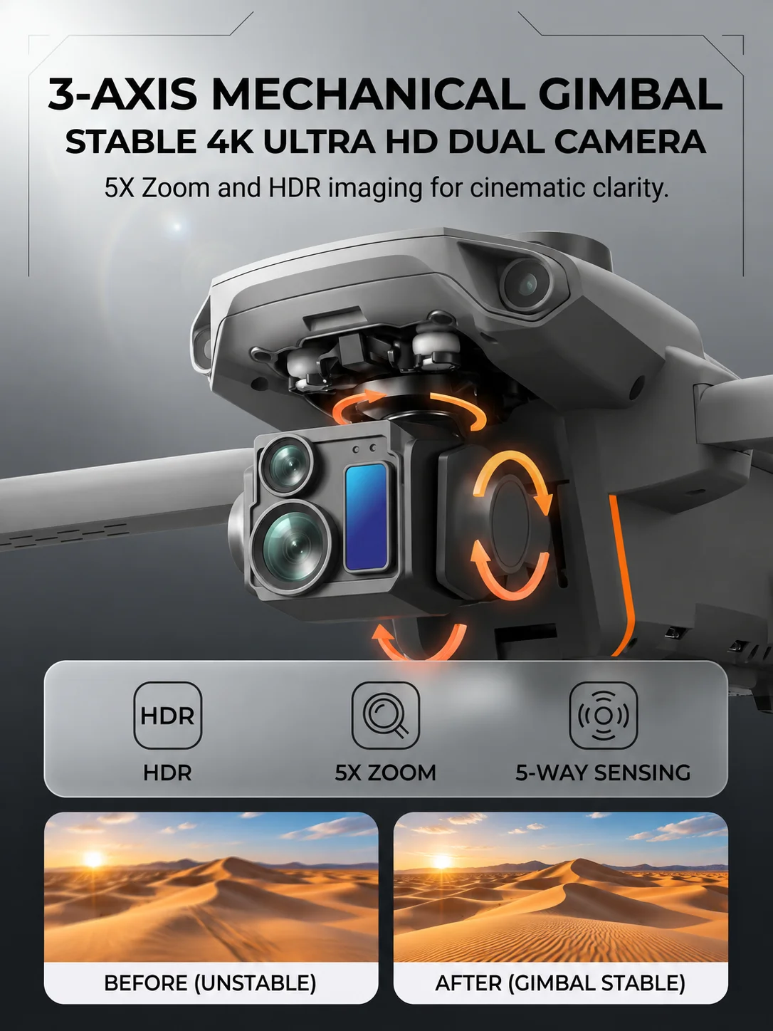 A25 Pro HD Dual Camera Drone Wifi Large battery Screen brushless Obstacle Avoidance Foldable Professional Security RC quadcopter