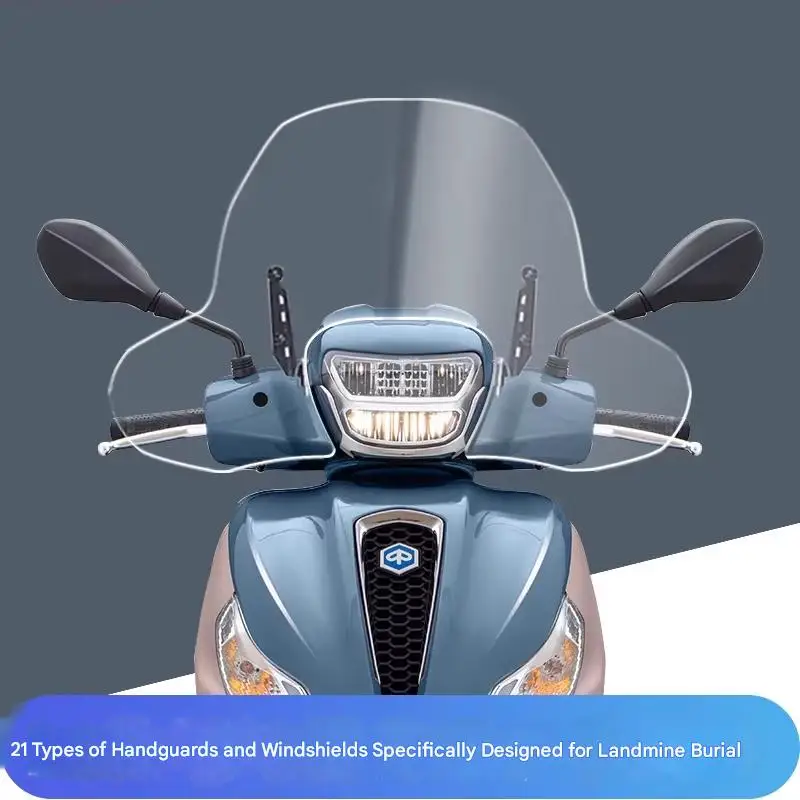 FOR 2021 Piaggio Medley 150 Chest-Protecting Mini Windscreen Enhances Riding Comfort by Shielding Hands And Chest from Wind