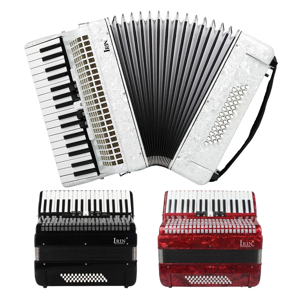 Wholesale IRIN 34 Key 48 Bass 5 Chorus Keyboard Musical Instruments Level Gig Professional Accordion