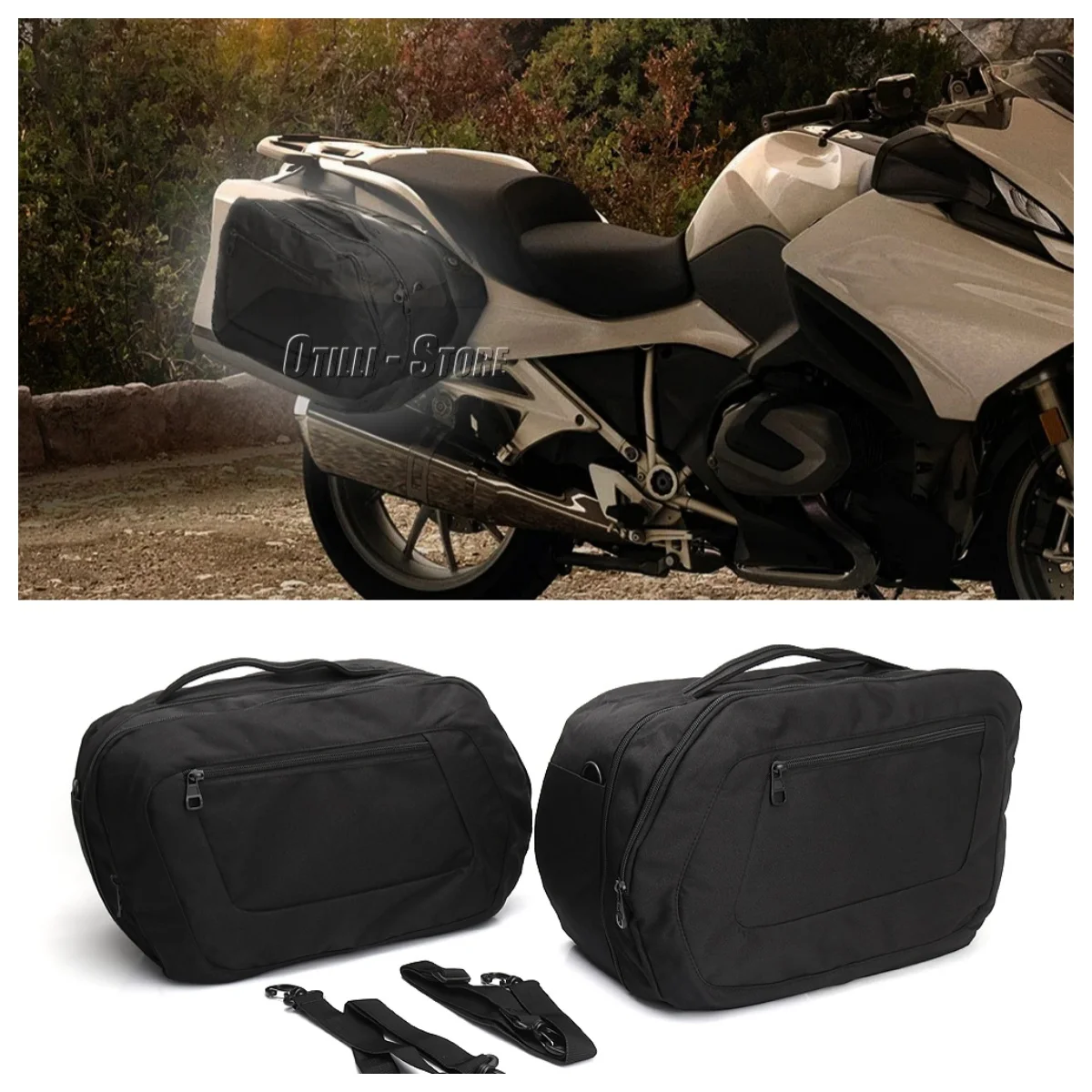 

New Motorcycle Side Box Inner Bag For BMW R1200RT R1250RT K1600GT K1600GTL Toolbox Liner Bags Luggage Pannier Storage Saddlebag