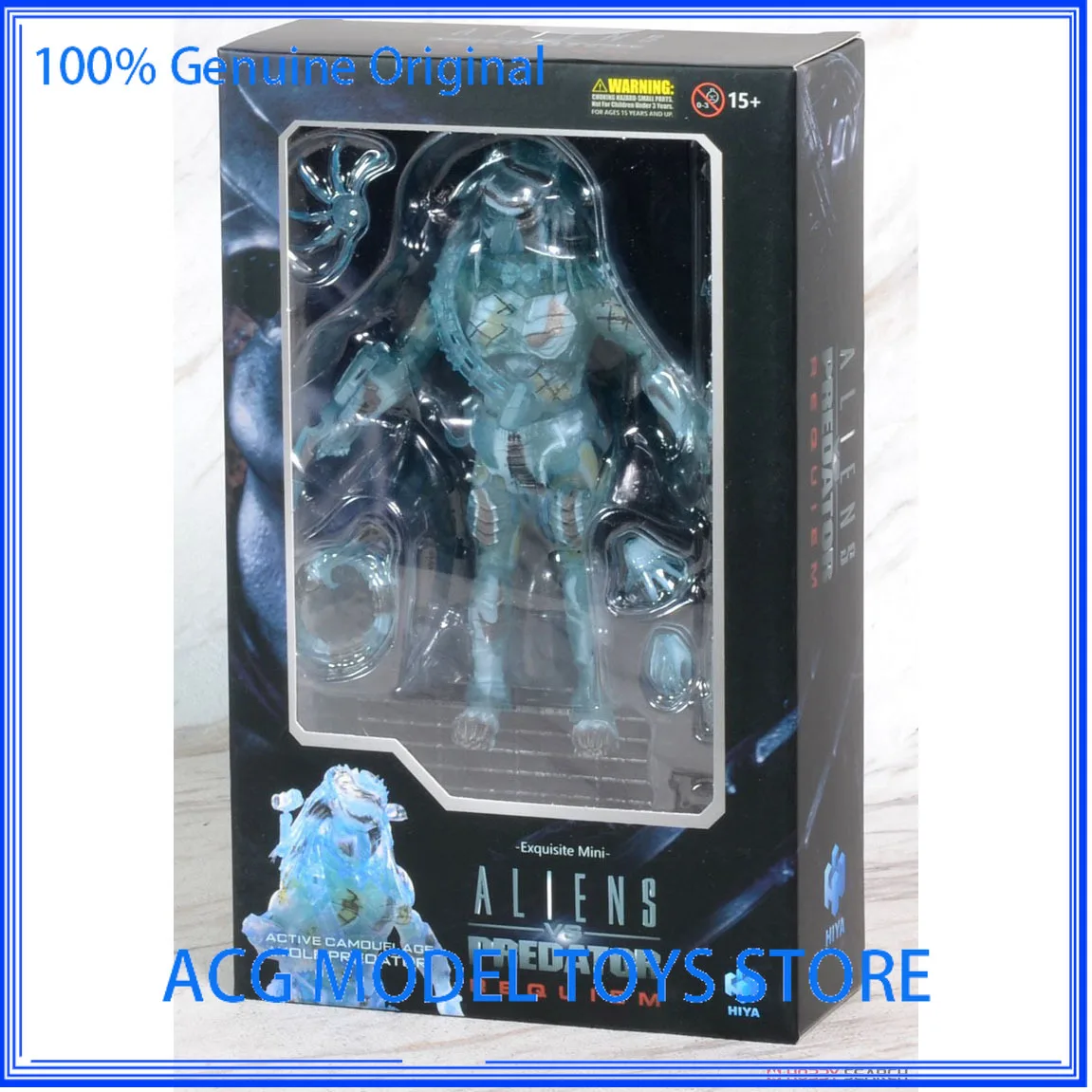 

Мини-серия HIYA 1/18 REQUIEM Aliens vs. Iron-Blooded Warrior 2, полупрозрачная кукла Lone Wolf Iron-Blooded Action