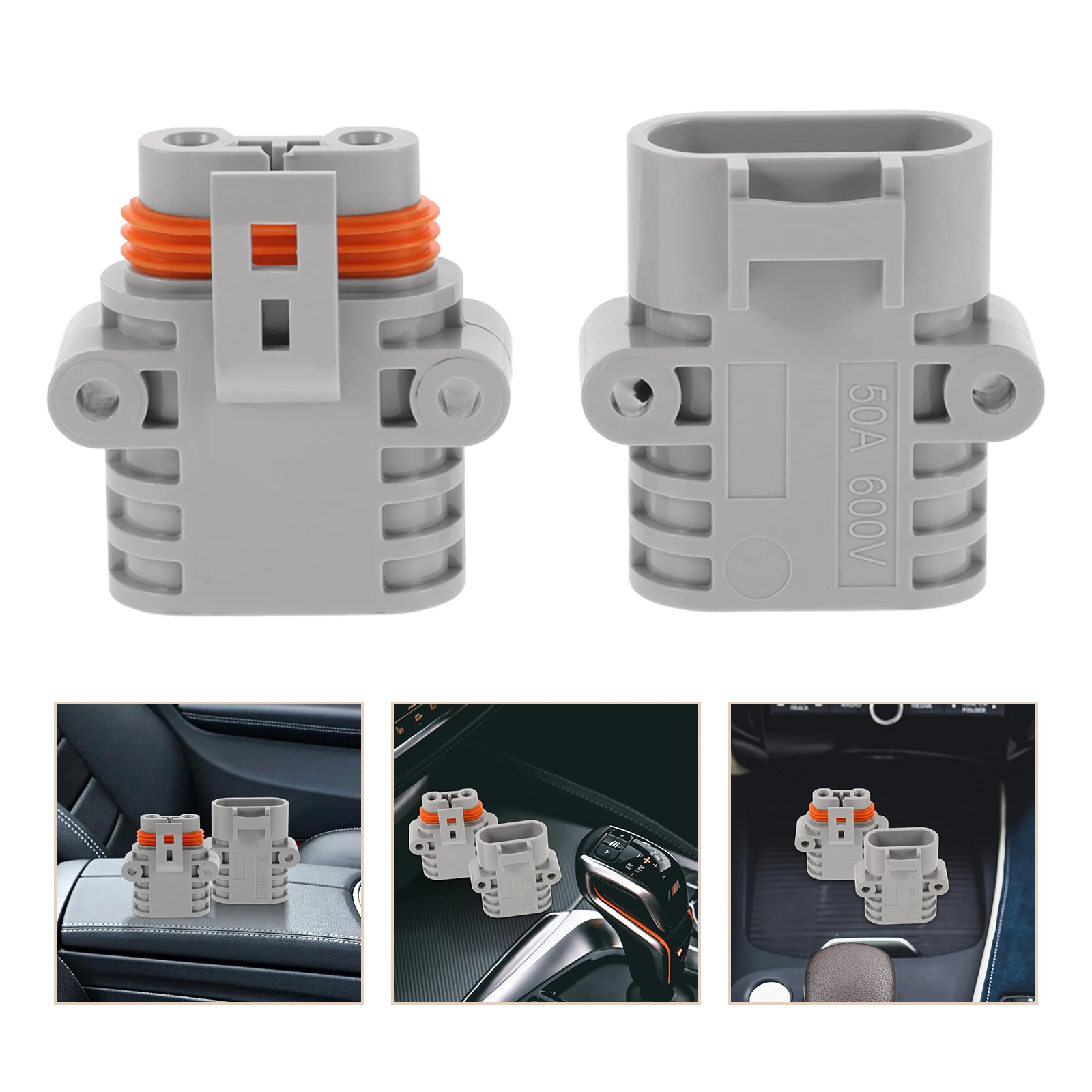 

50A Waterproof Plug Connector for Car Air Conditioner DC Quick Disconnect Male Female Pin Terminal Automotive Supplies