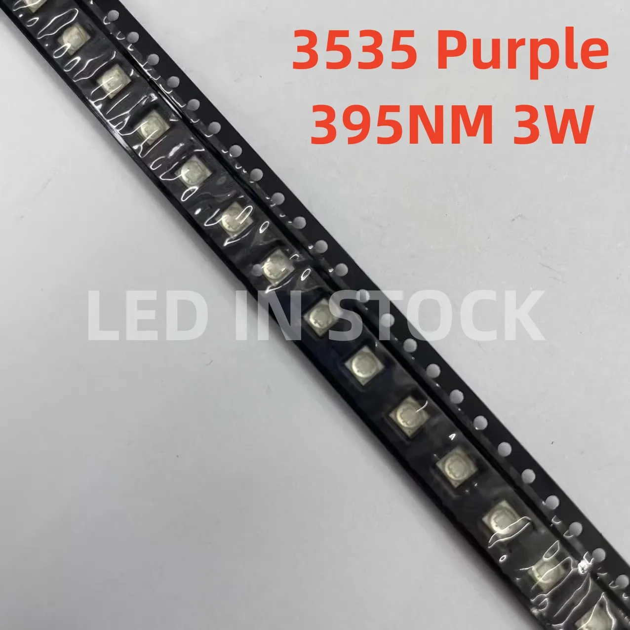 UV led lamp beads 3535 ceramic violet 365/385/395nm curing printing nail art banknote checking 1-3W