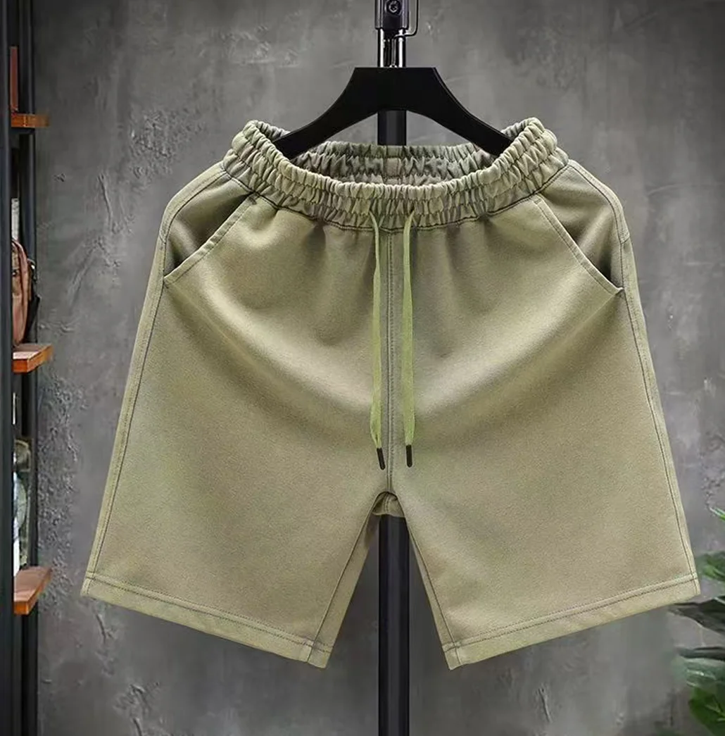 Retro Summer 235gsm Washed Waffle Shorts For Man Unisex Distressed Breathable Old Money Style Shorts Streetwears