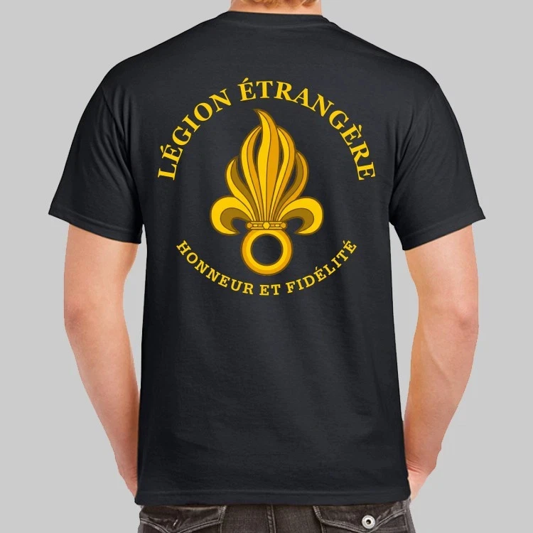 T-Shirt im Veteranen-Stil der französischen Fremdenlegion im Militärhistorie-Stil – Detail 7