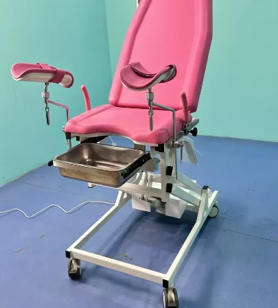 Easy-to-Use Electric Gynecological Operating Table Storage Compartments Essential Examination Bed