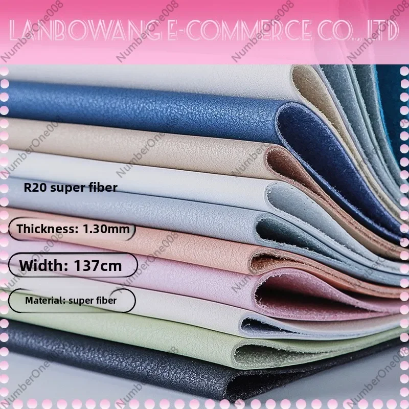 Microfiber PU Leather, Soft Breathable Faux Suede Fabric for Bags Shoes Furniture