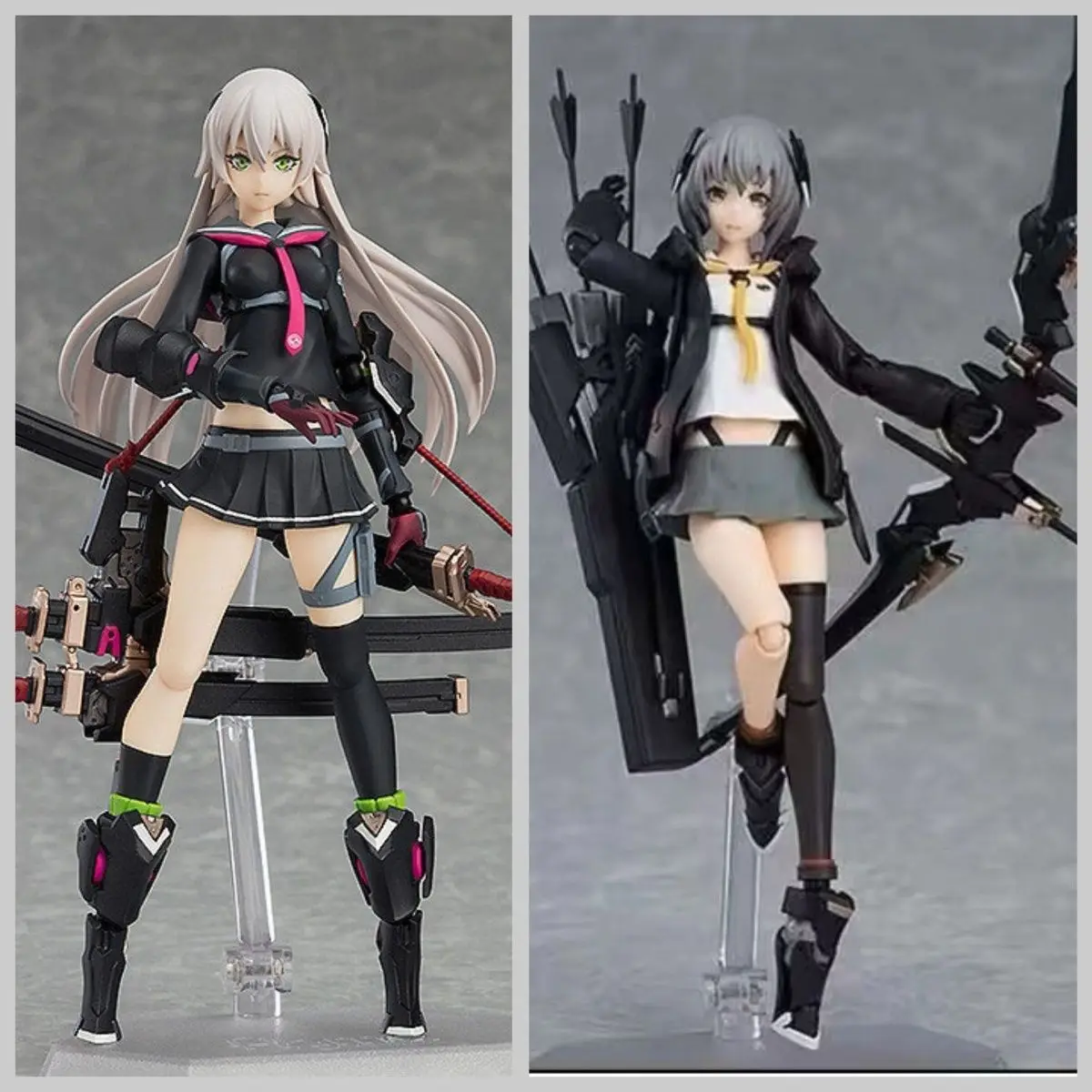 

Heavy Armored High School Girl Figure Figma 396# 2nd Generation Ichi Roku Articulated Doll Desktop Decor Model