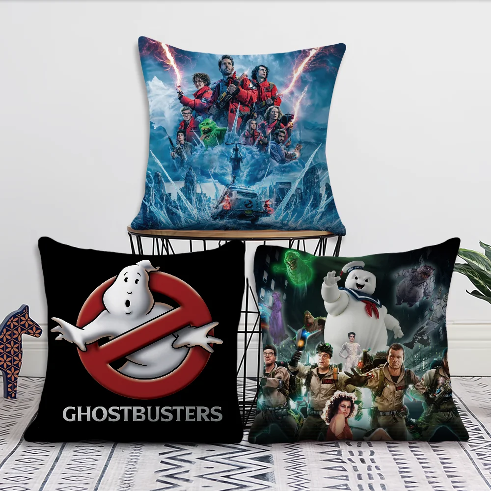 Classic Film G-Ghostbusters F-Frozen-Empires Pillow Case Square Cushion Room Bedroom Headboard Sofa Living Backrest Accessories