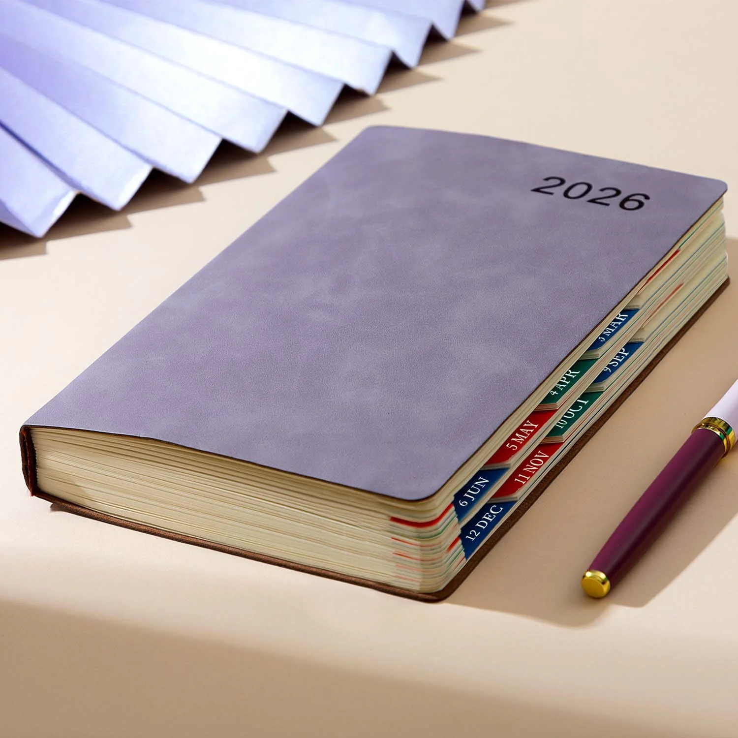 2026 Planner Book, Self-Discipline Calendar Planner, Weekly&Monthly Planner Layouts, 360-Page Daily Organizer, Portable Notebook