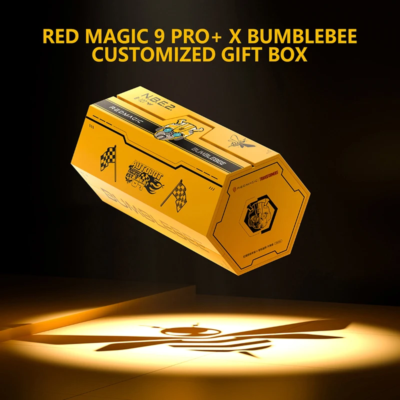 Global Rom Redmagic 9 Pro + Bumblebee teléfono móvil 5500mAh 6,8 ''120Hz pantalla Snapdragon8 Gen3 Q9 + 165W teléfono de carga rápida