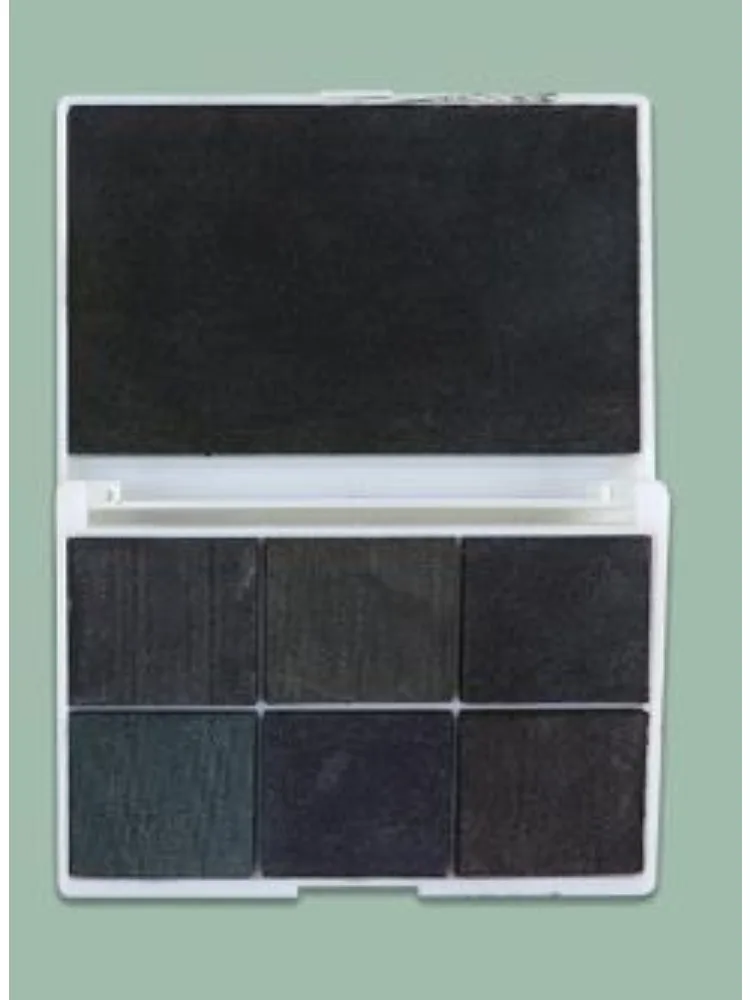 1pcs Boxed Colorful Water-based Ink Pad Kindergarten Children Finger Painting Color Ink Pad DIY Rubber Stamp Seal