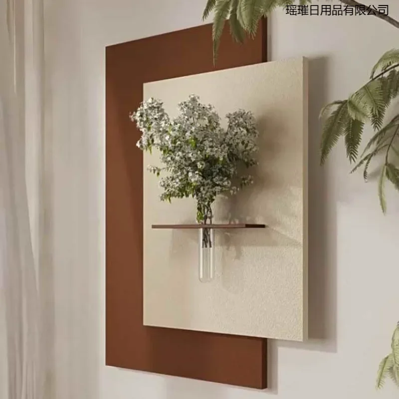 Hydroponic plant three-dimensional sandstone porch decorative painting, dining room three-dimensional