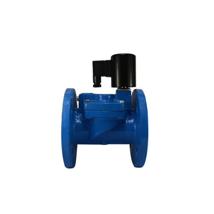 12V 24V 110V 220V 240V 4inch DN100 Flange Normally Closed Open Diaphragm Magnetic Control Cast Iron Water Solenoid Valve
