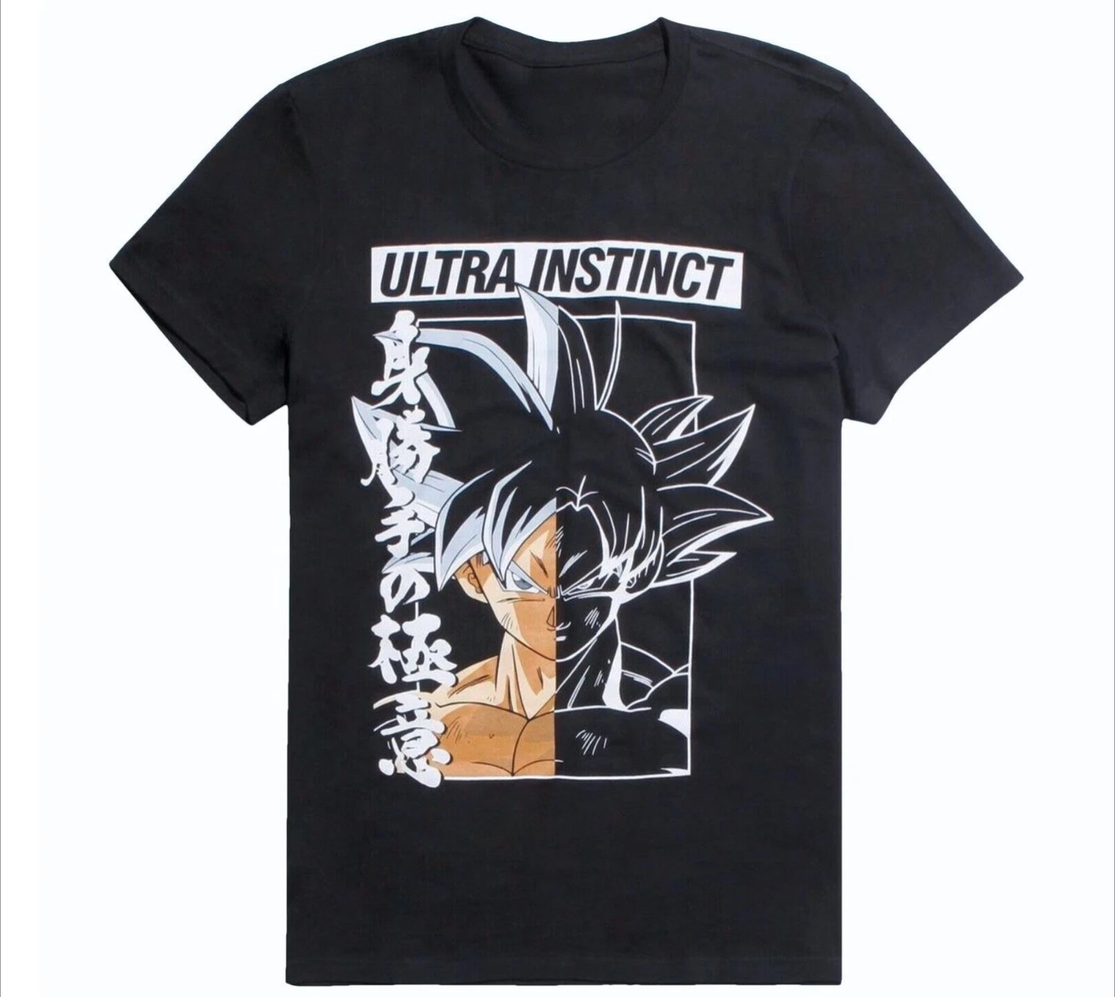 

2026 Dragon Ball Men's T-Shirt Ultra Instinct Goku Printing Japanese Anime Summer Boy Children's Short Sleeve Oversize Casual