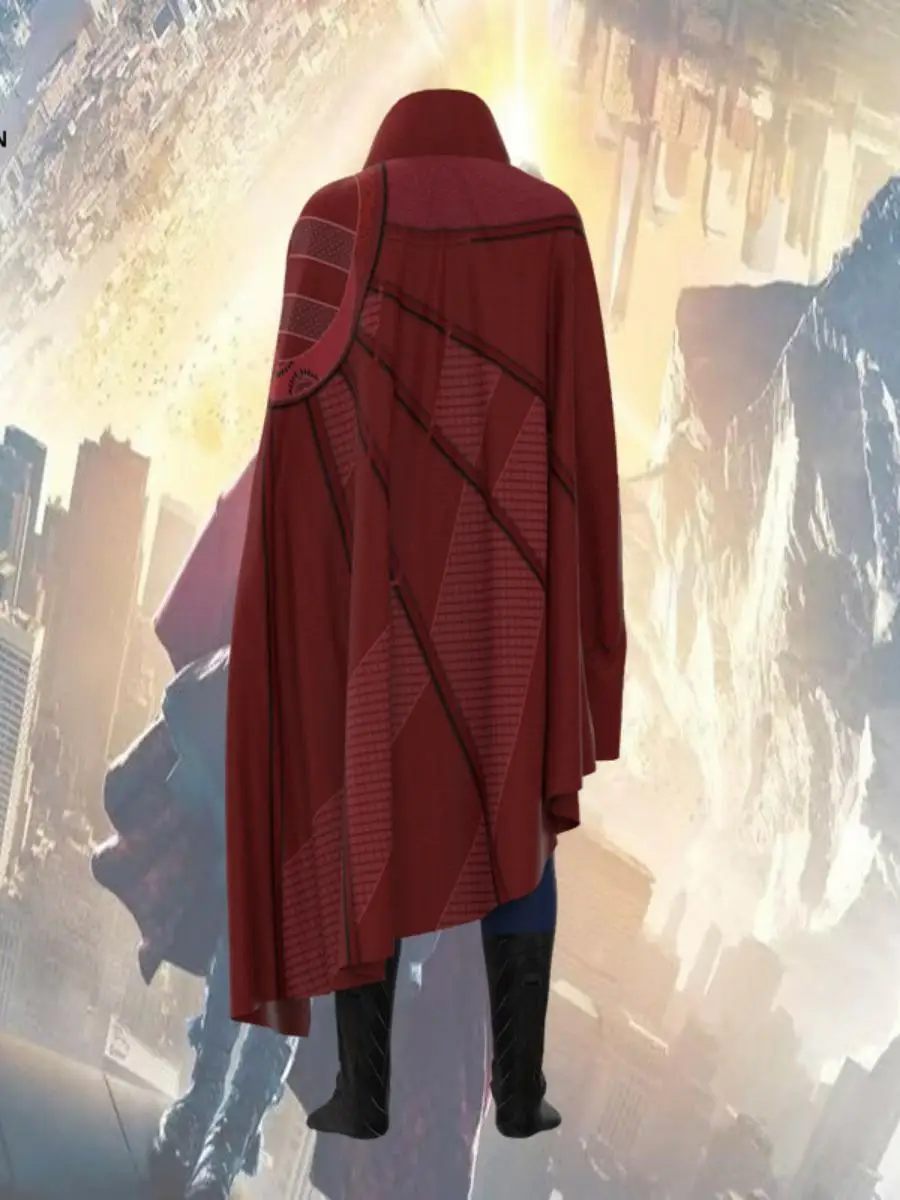 زي تنكري جديد لفيلم مارفل دكتور سترينج للهالوين، ملابس تقليدية نسائية للعروض المسرحية، مصنوعة من البوليستر، ربيع #2