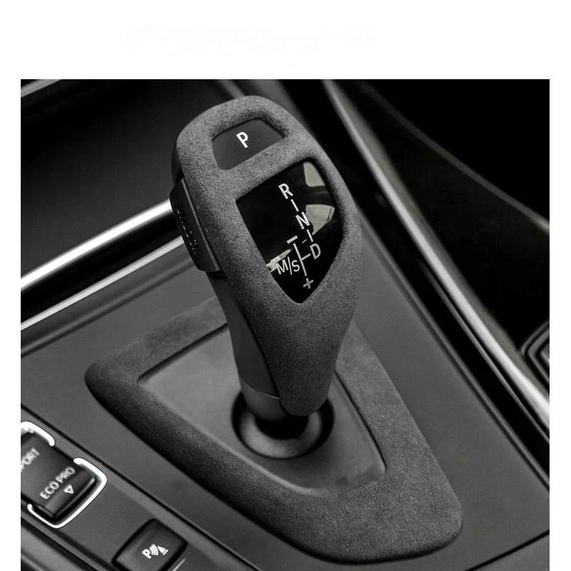 

Alcantara For BMW F20 F30 F32 F34 Car Gear Shift Knob Cover Handle Frame Sticker X5 F15 X6 F10 F25 F26 Accessories