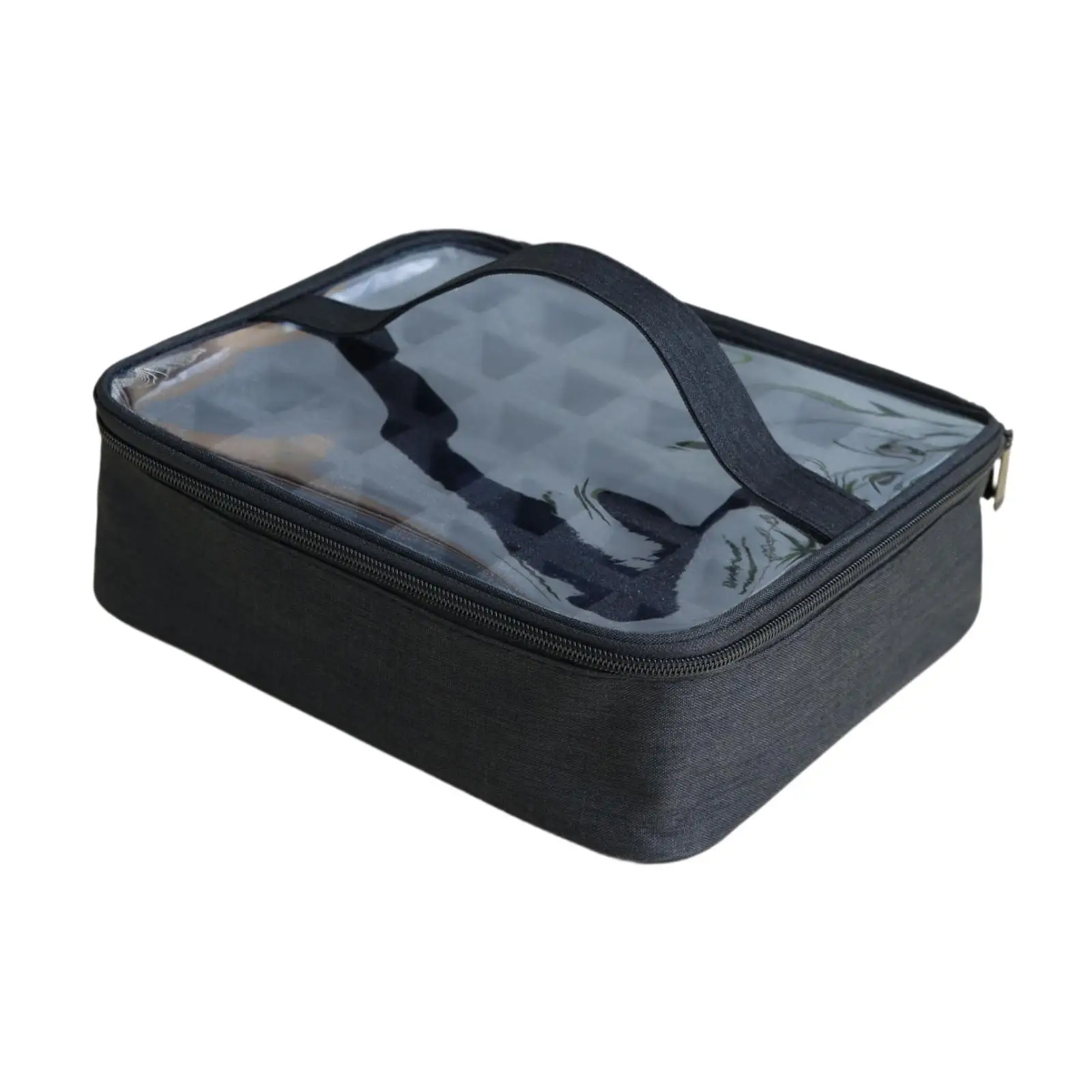 Travel Nail Polish Carrying Bag with Zipper Closure Spacious Cosmetic Storage Case for Women Large Capacity