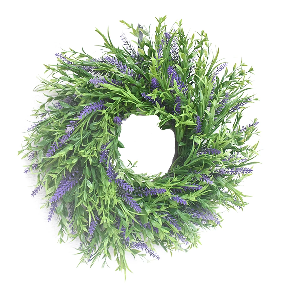 

Simulation Lavender Hanging Garland Wedding Christmas Party Decor Home Door Decoration Wall Hanging Flower Easy Install