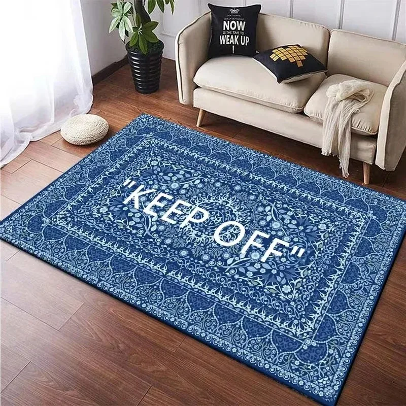 

“Keep Off' Living Room Carpet Luxury Decor Rugs Home Leisure Area Anti-slip Rug Indoor Extrance Doormat Bedside Soft Foot Mats