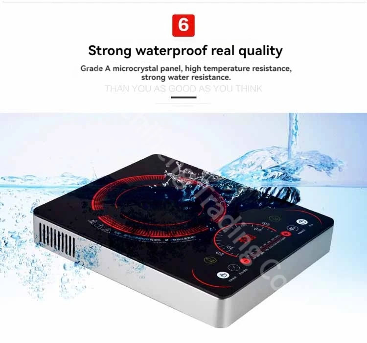 Induction Cooker High-Power 3500W Household Touch Commercial Explosion-Proof Touch Waterproof Cooking Appliances