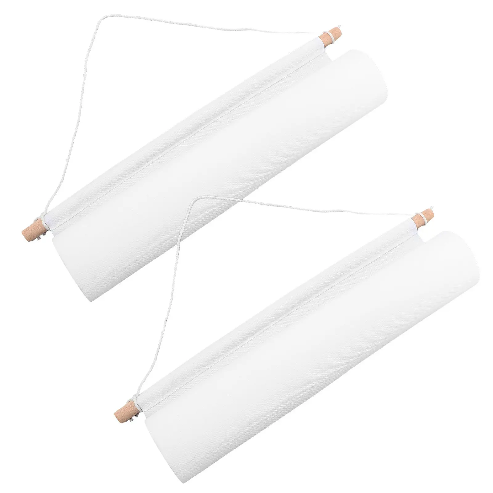2Pcs Blank Garden Flags DIY Canvas Yard Flags for Outdoor Camping Weddings Patio Decoration Garden Ornament Blank Banner
