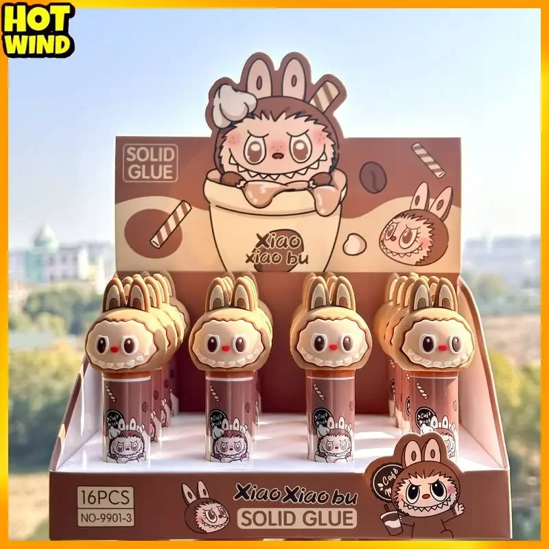 

Portable Silicone Solid Glue Cute Cartoon Design Student Stationery Kindergarten Children'S Crafts Easy To Carry School Supplies