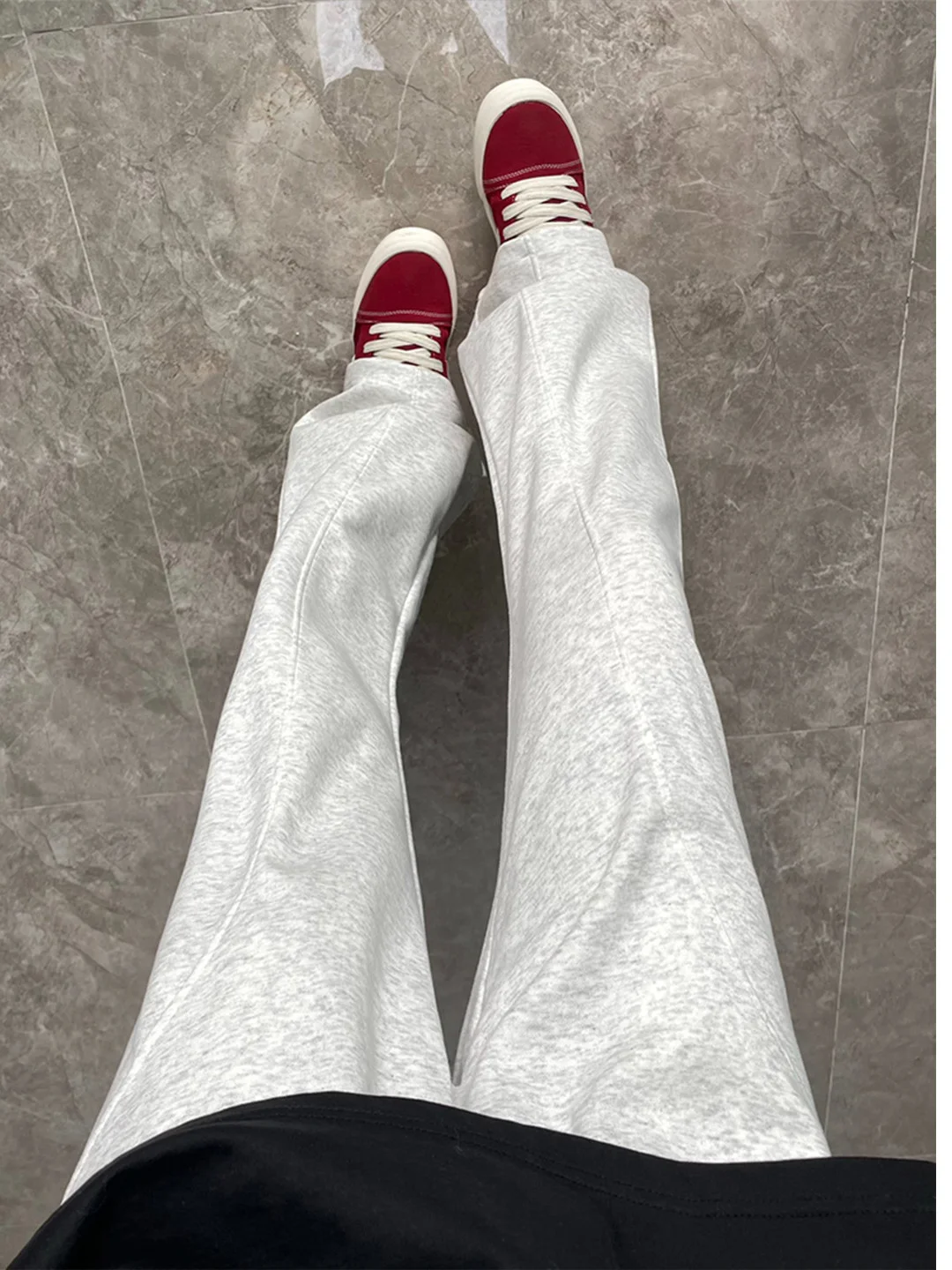 

American Style Men's Casual Pants Autumn Season Long Legging Straight Leg Fitness Sporty Loose Fit Trousers CleanFit Style