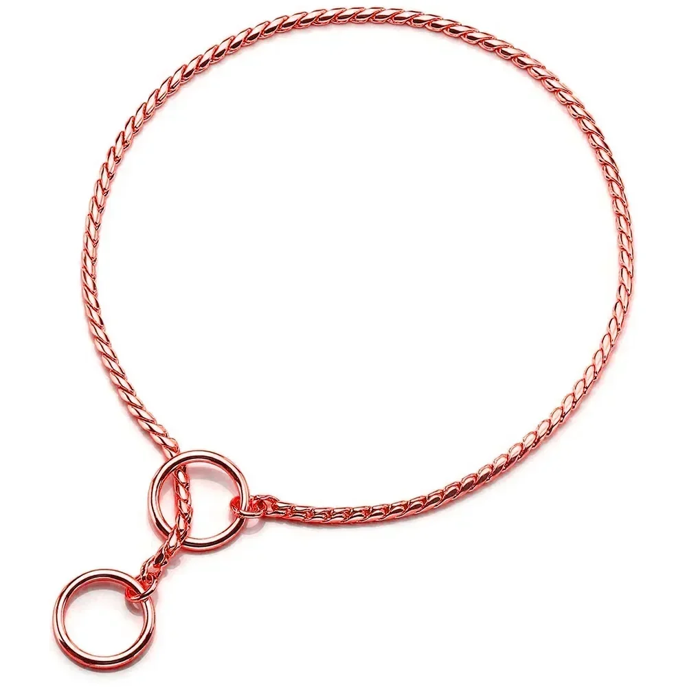 Brass Snake Chain Show Collar 1