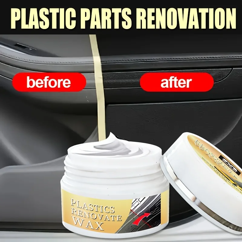 Car Interior Restorer for Leather & Plastic, ABS Resin, Dashboard Shine, Anti-Aging Protection, Faded Surfaces and Tire Gloss