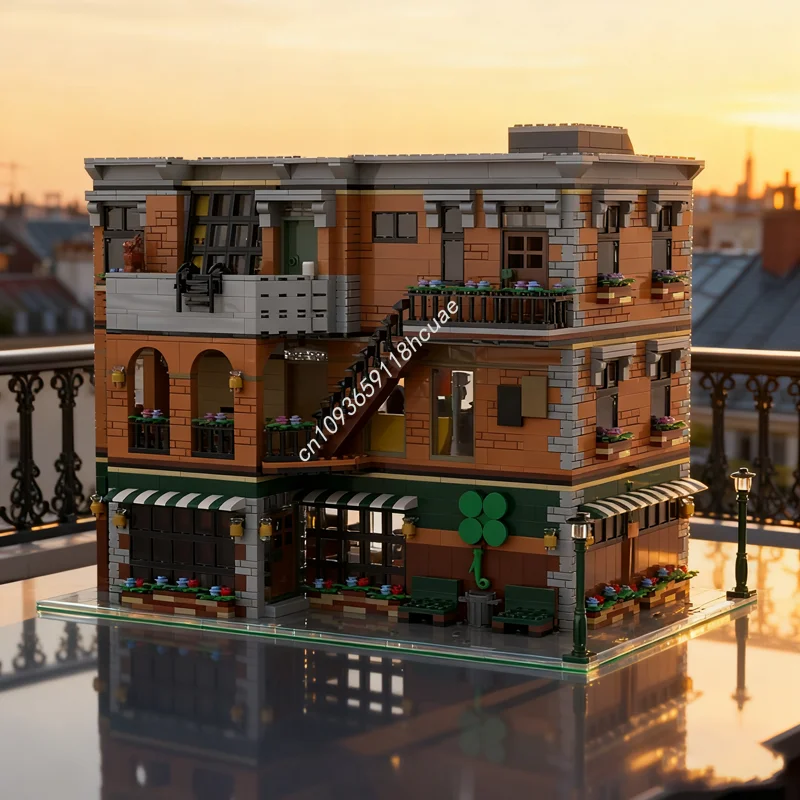 4282 قطعة MOC Friendse شقة ماكلارينز حانة وحدات نموذج اللبنات لتقوم بها بنفسك فكرة إبداعية هدية الكريسماس لعبة الطوب للأطفال #1