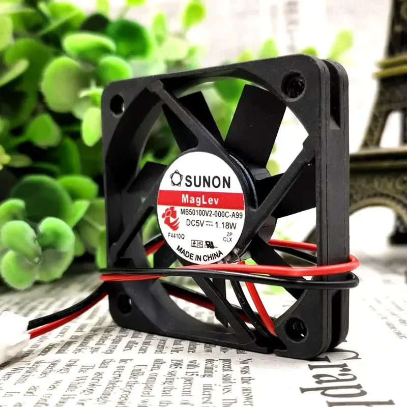 Original Built-in SUNON5010 5V 1.18W MB50100V2-000C-A99 Precision Instrument Fan for Electronics Cooling