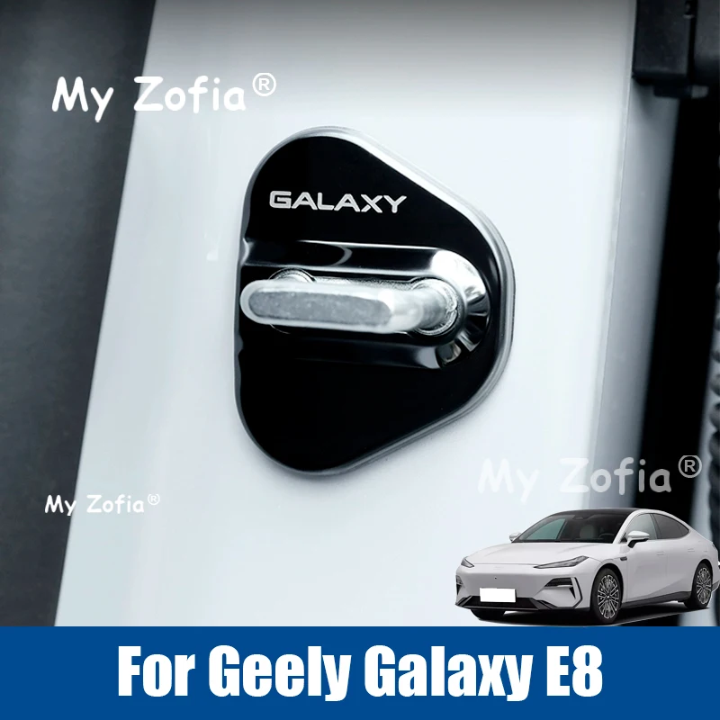 

For Geely Galaxy E8 2025 2026 Car Door Lock Cover Protective Cover Anti-corrosion & Rust Proof Door Lock Buckle Accessories
