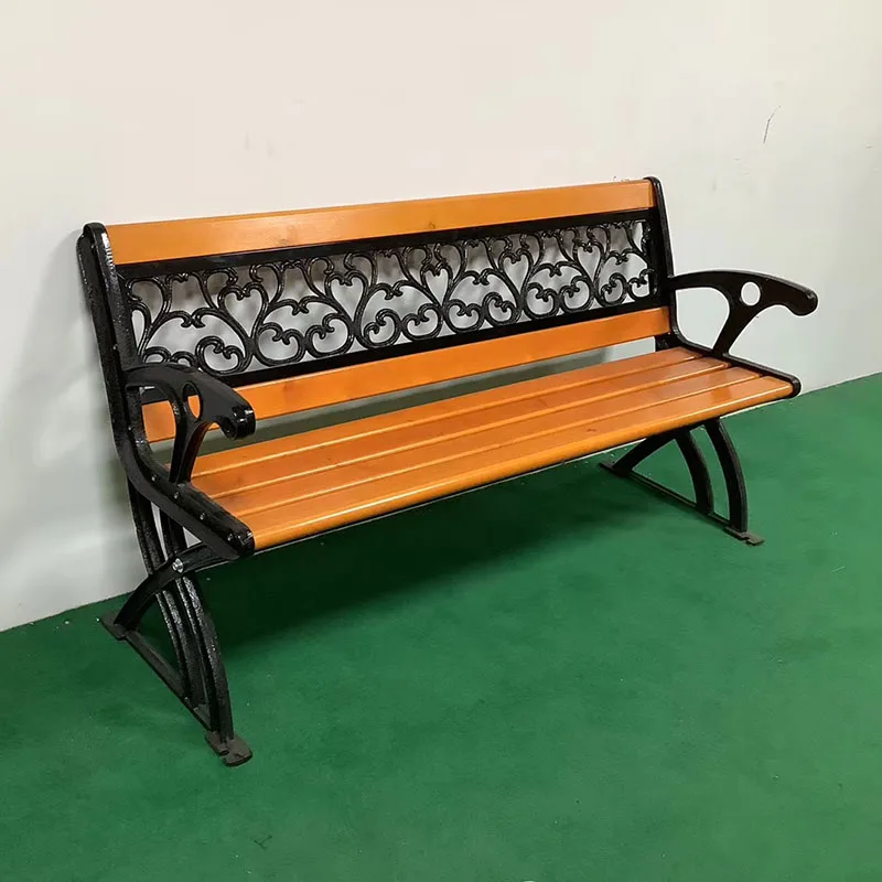 Athens Urban Bench Furniture Cast Aluminum Patio Park Outdoor Benches with Vintage Vine Pattern