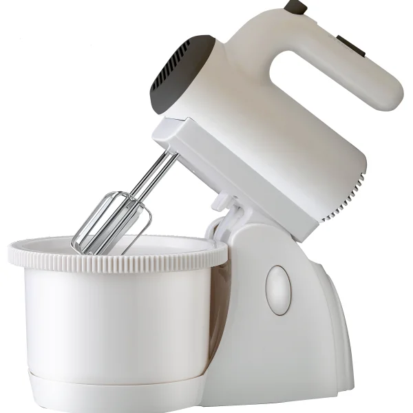 Kitchen Mixing Small Appliances With 5 Speeds plastic housing Mini Electric Hand Mixer with bowl