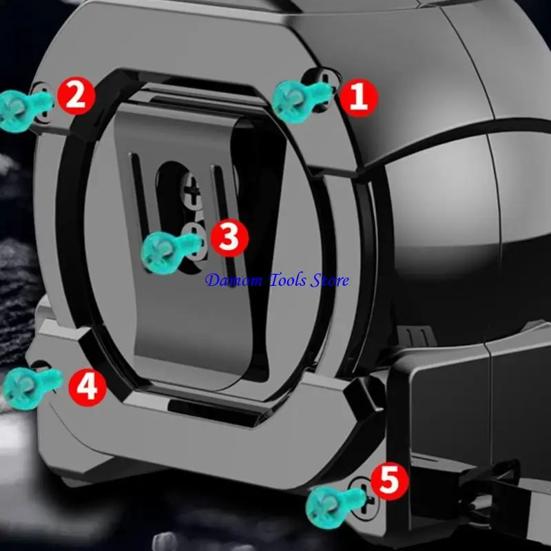 57BE 정확성을 위해 낙하 방지 케이스가 포함된 산업용 강도 접이식 측정 도구