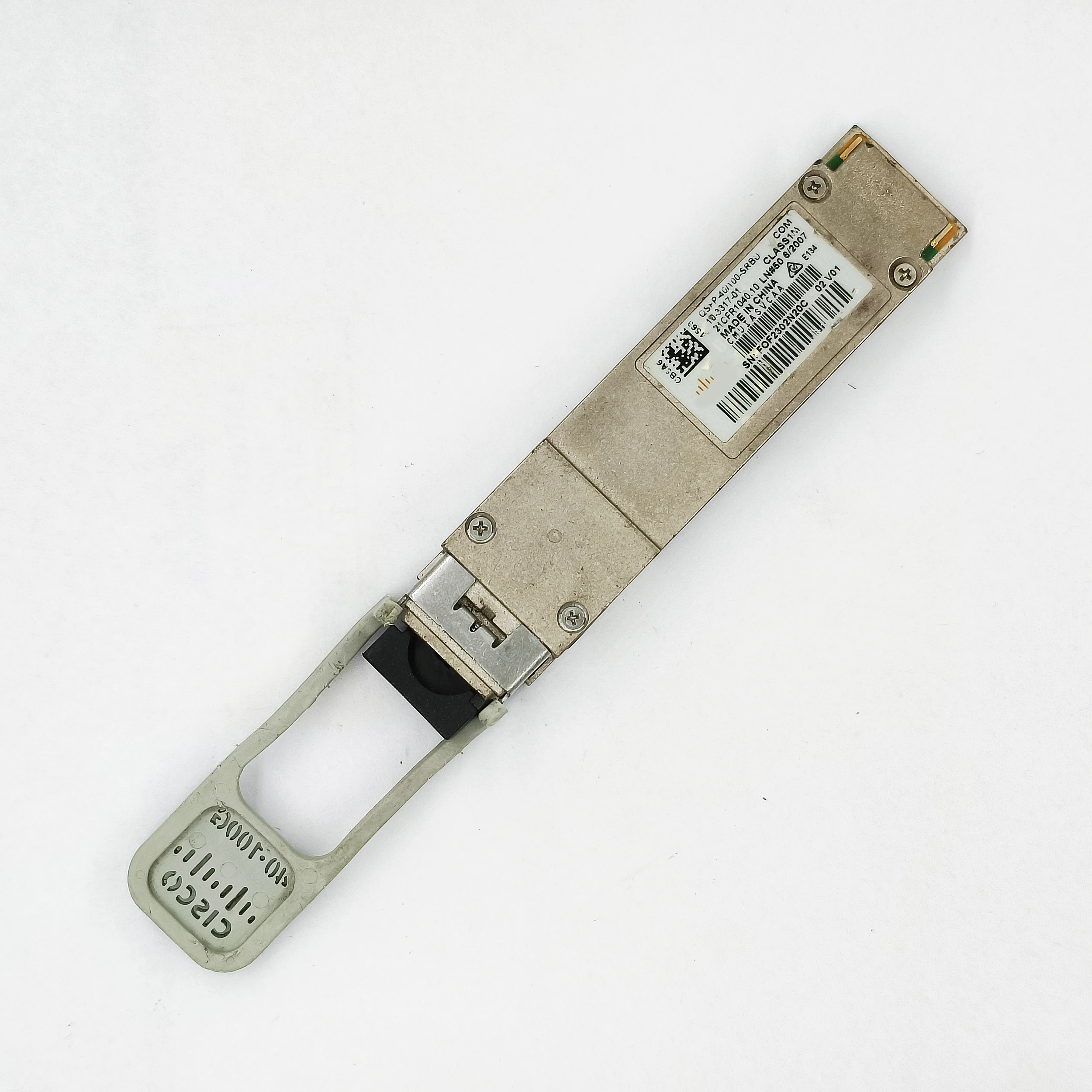 

Genuine For Cisco QSFP-40/100-SRBD 10-3317-01 100G and 40GBASE SR-BiDi QSFP LC 100m OM4 MMF Preowned Transceiver Optical Module