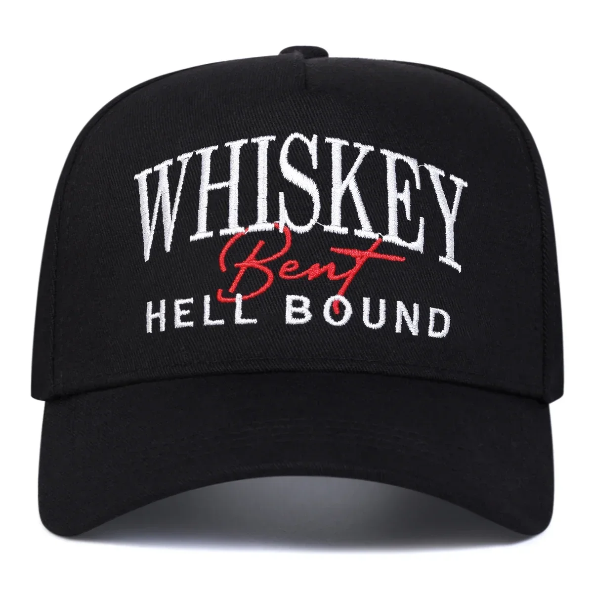 Unisex WHISKEY Letter Embroidery Baseball Caps Spring Autumn Outdoor Adjustable Casual Hats Sunscreen Hat Sports Cap