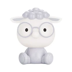 Baby Bedroom Bedside Table Lamp, Small Cartoon Night Lamp, Ajustável LED Feeding Sheep, Decoração do quarto, Crianças