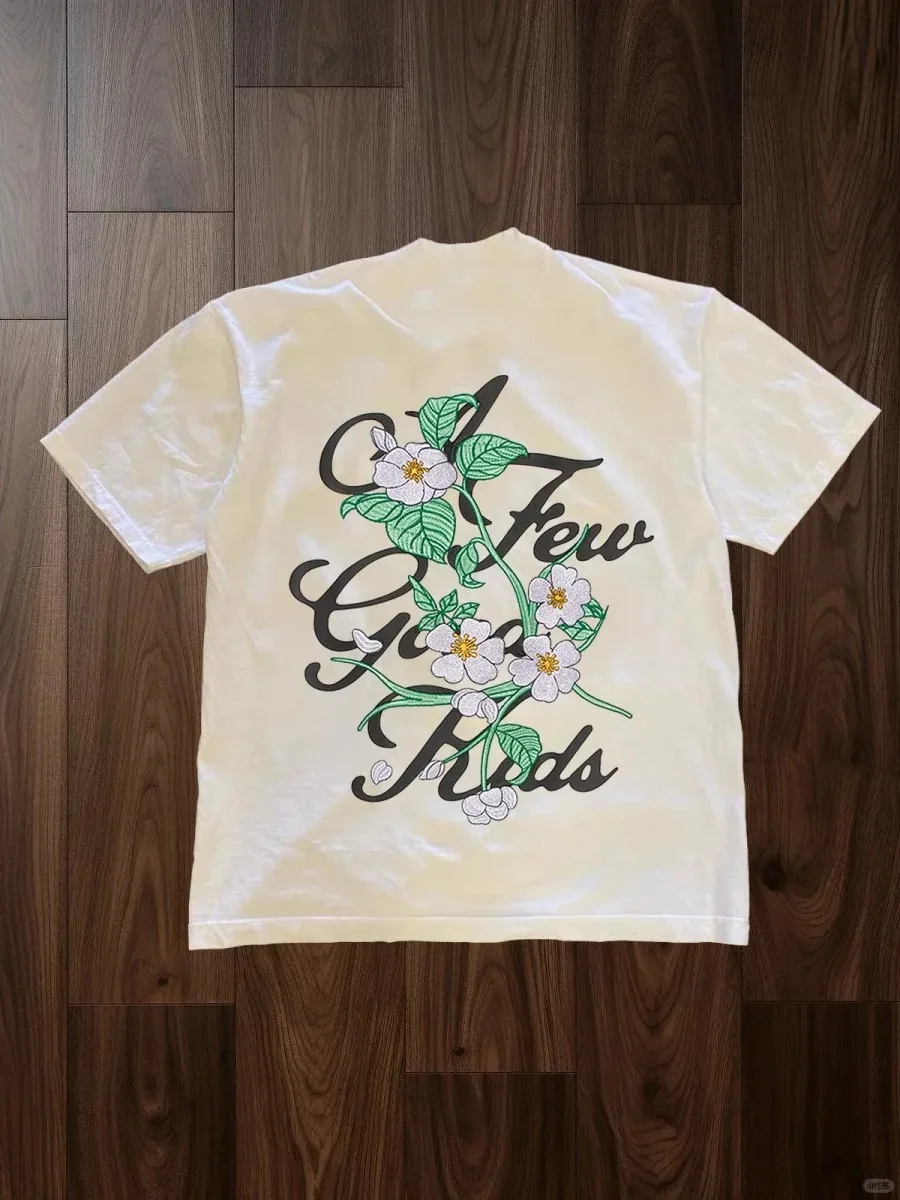 

American Simple Trend Short-sleeved T-shirt Details Full of Super Durable Summer Men's Women's Y2k Harajuku Casual Oversized Top