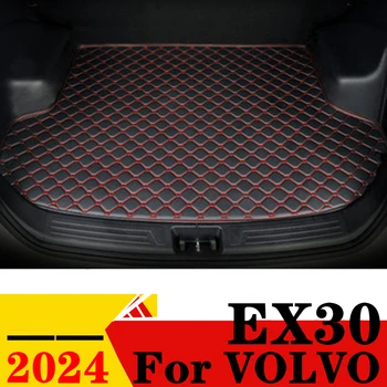볼보 EX30 2024 플랫 사이드 리어 카고용 트렁크 매트, 카펫 라이너 커버, 테일 부트 트레이 패드, 내부 차량 부품