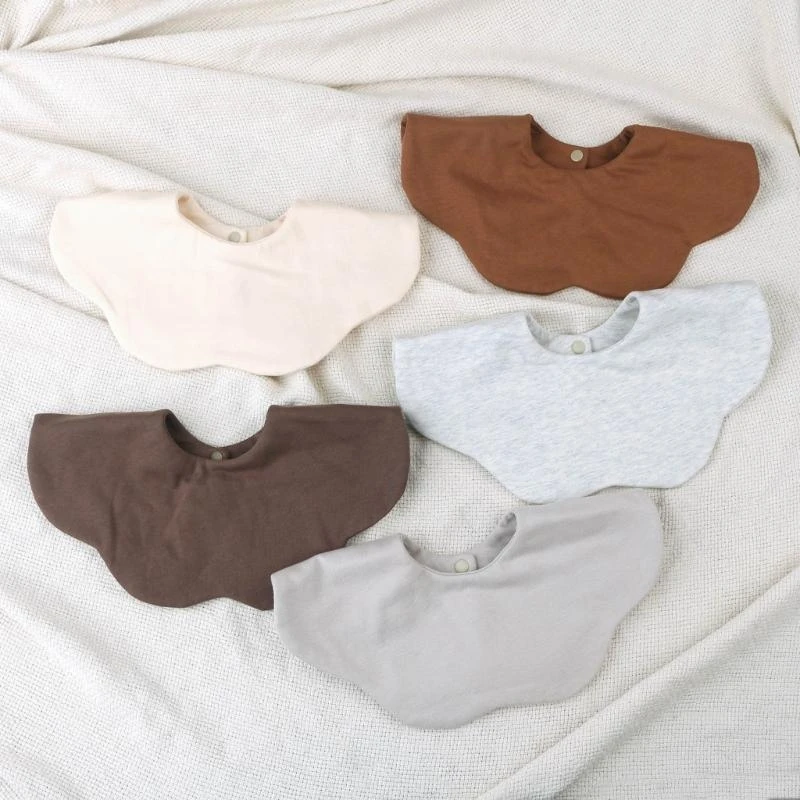 J15U مريلة تغذية الطفل لتناول الطعام لحديثي الولادة مريلة اللعاب منشفة لعاب عالية الامتصاص #2