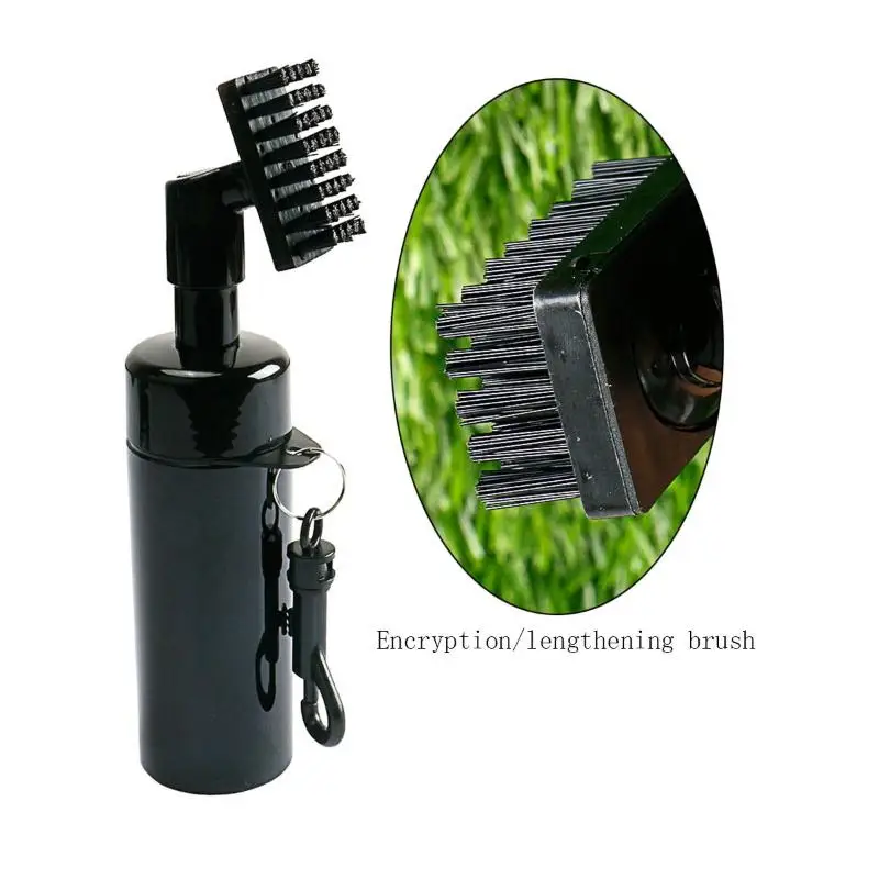 Golf Club Cleaner Groove Cleaning Brush with Leakproof Squeeze Reservoir Bottle for Outdoor Golf Course Use