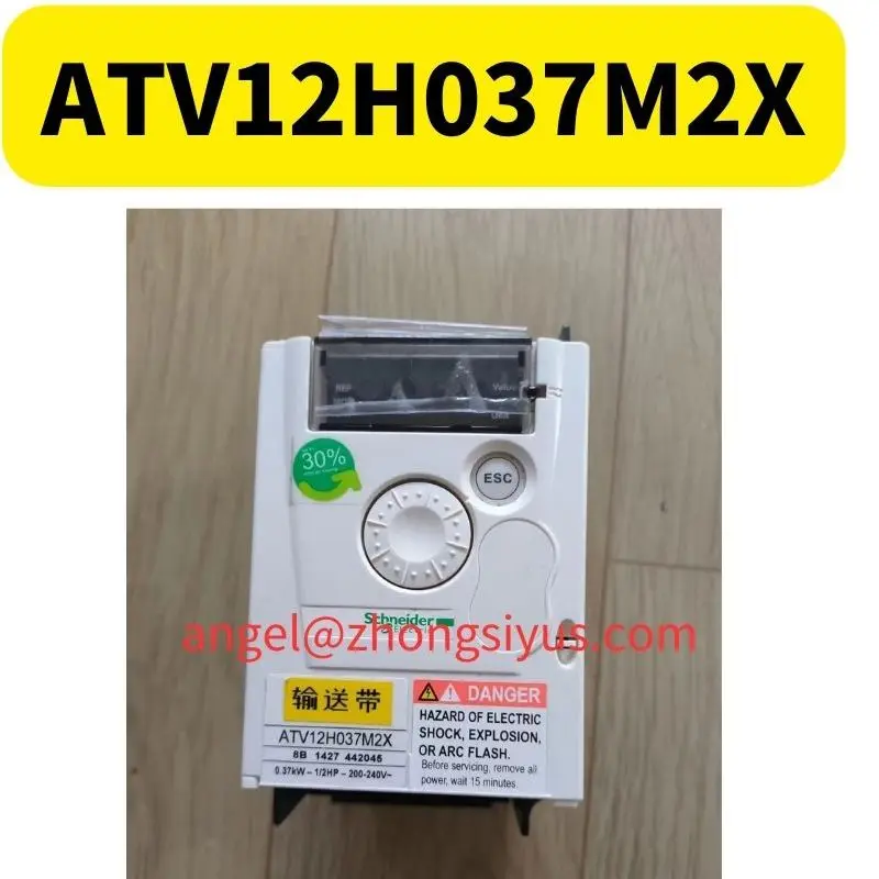 

ATV12H037M2X Used inverter 0.37kW-1/2HP-200-240V~ function operation OK