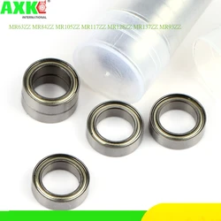 AXK 10PCS MR52ZZ To MR148ZZ Miniature Deep Groove Ball Bearings MR63ZZ MR84ZZ MR105ZZ MR117ZZ MR128ZZ MR137ZZ MR93ZZ Bearing