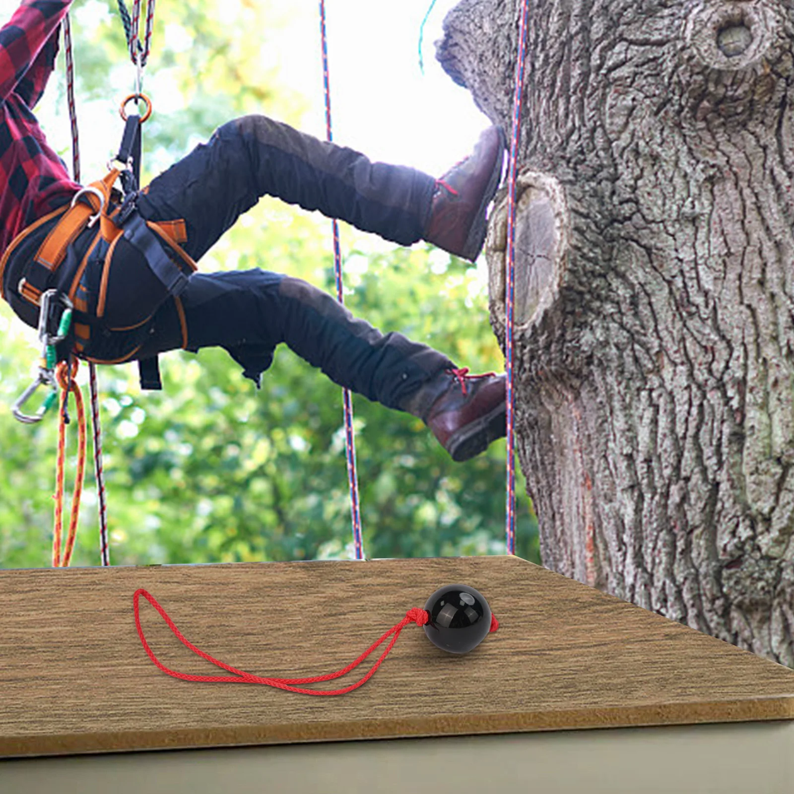 Professional Tree Climbing Arborist Retriever Ball Rope Guide Ring Friction Saver Tool Outdoor Gardening Equipment 2023 New